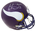 Cris Carter Signed Minnesota Vikings Riddell Full Size Replica Helmet w/HOF'13 - CARREP303 - Cris Carter Signed Minnesota Vikings Riddell Full Size Replica Helmet w/HOF'13 product image