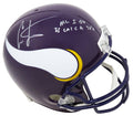 Cris Carter Signed Minnesota Vikings Riddell Full Size Replica Helmet w/All I Do Is Catch TD's - CARREP304 - Cris Carter Signed Minnesota Vikings Riddell Full Size Replica Helmet w/All I Do Is Catch TD's product image