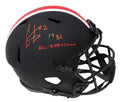 Cris Carter Signed Ohio State Buckeyes Eclipse Riddell Full Size Speed Replica Helmet w/1986 All American - CARREP312 - Cris Carter Signed Ohio State Buckeyes Eclipse Riddell Full Size Speed Replica Helmet w/1986 All American product image