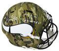 Cris Carter Signed Minnesota Vikings CAMO Riddell Speed Full Size Replica Helmet w/All I Do Is Catch TD's - CARREP314 - Cris Carter Signed Minnesota Vikings CAMO Riddell Speed Full Size Replica Helmet w/All I Do Is Catch TD's product image