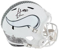 Cris Carter Signed Minnesota Vikings 2024 SALUTE White Riddell Full Size Speed Replica Helmet - CARREP327 - Cris Carter Signed Minnesota Vikings 2024 SALUTE White Riddell Full Size Speed Replica Helmet product image