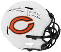 Mark Carrier Signed Chicago Bears Lunar Eclipse Riddell Full Size Speed Replica Helmet w/90 DROY - CARREP332 - Mark Carrier Signed Chicago Bears Lunar Eclipse Riddell Full Size Speed Replica Helmet w/90 DROY product image