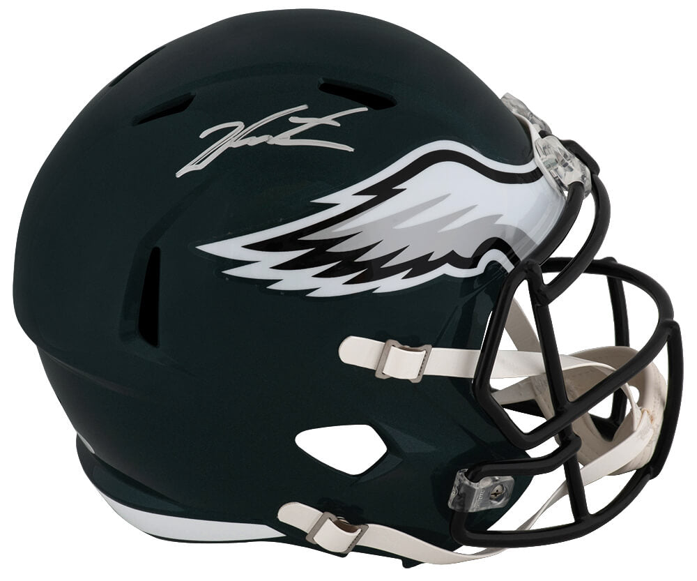 Jalen Carter Signed Philadelphia Eagles Riddell Full Size Speed Replica Helmet - (JSA) - CARREP360 - Jalen Carter Signed Philadelphia Eagles Riddell Full Size Speed Replica Helmet - (JSA) product image