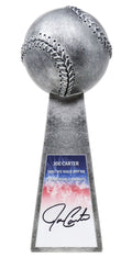 Joe Carter Signed Baseball World Champion 14 Inch Replica Silver Trophy - CARTRO100 - Joe Carter Signed Baseball World Champion 14 Inch Replica Silver Trophy product image