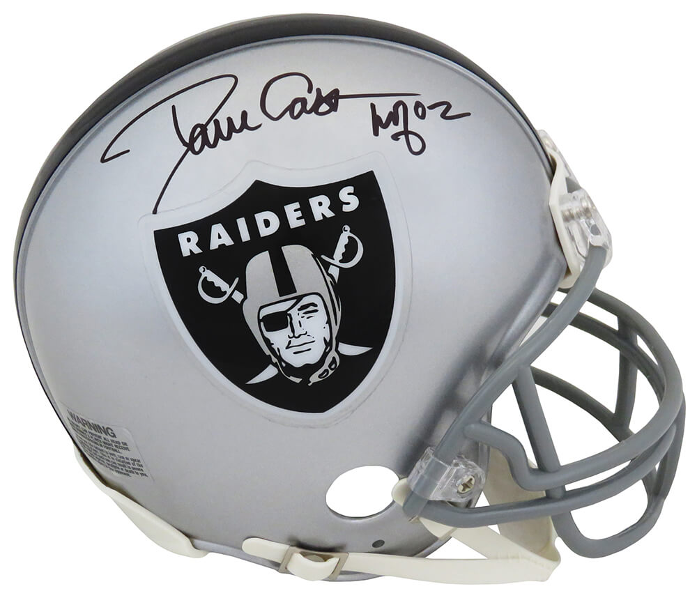 Dave Casper Signed Raiders Riddell Mini Helmet w/HOF'02 - CASMIN300 - Dave Casper Signed Raiders Riddell Mini Helmet w/HOF'02 product image