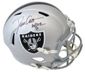 Dave Casper Signed Raiders Riddell Full Size Speed Replica Helmet w/HOF'02 - CASREP300 - Dave Casper Signed Raiders Riddell Full Size Speed Replica Helmet w/HOF'02 product image