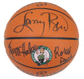 Larry Bird, Kevin McHale & Robert Parish Signed Spalding Boston Celtics Logo Game Series Replica NBA Basketball - CELBSK203 - Larry Bird, Kevin McHale & Robert Parish Signed Spalding Boston Celtics Logo Game Series Replica NBA Basketball product image