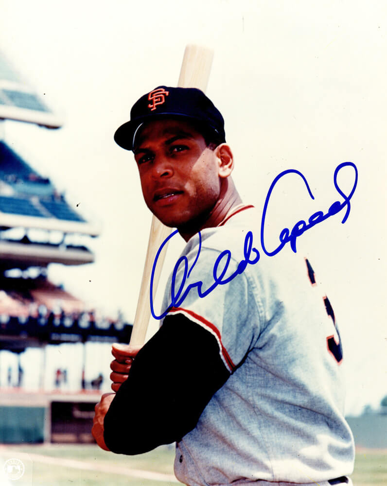 Orlando Cepeda Signed San Francisco Giants Bat Pose 8x10 Photo - CEP08P100 - Orlando Cepeda Signed San Francisco Giants Bat Pose 8x10 Photo product image