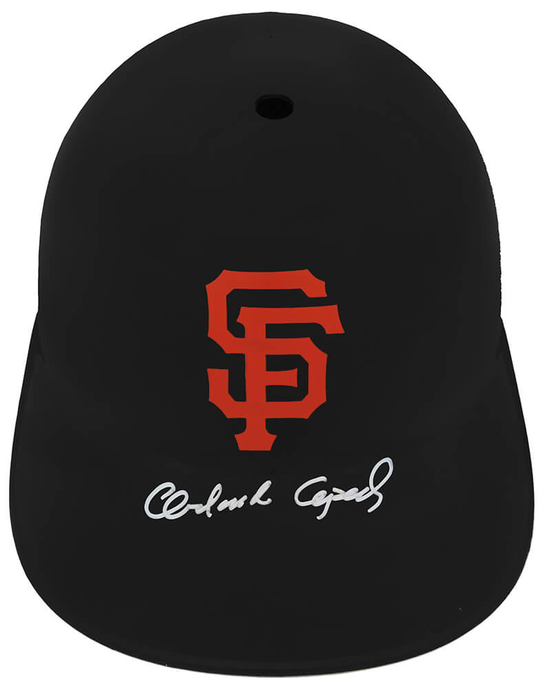 Orlando Cepeda Signed San Francisco Giants Souvenir Replica Baseball Batting Helmet - CEPBTH100 - Orlando Cepeda Signed San Francisco Giants Souvenir Replica Baseball Batting Helmet product image