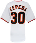 Orlando Cepeda Signed White Custom Baseball Jersey - (JSA) - CEPJRY101 - Orlando Cepeda Signed White Custom Baseball Jersey - (JSA) product image