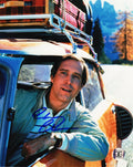 Chevy Chase Signed National Lampoon's Vacation Driving Car With Head Out Window 8x10 Photo - CHA08P520 - Chevy Chase Signed National Lampoon's Vacation Driving Car With Head Out Window 8x10 Photo product image