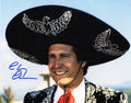 Chevy Chase Signed Three Amigos Wearing Large Sombrero 11x14 Photo - CHA11P512 - Chevy Chase Signed Three Amigos Wearing Large Sombrero 11x14 Photo product image