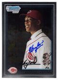 Aroldis Chapman Signed Reds 2010 Bowman Chrome Prospects Rookie Baseball Trading Card #BCP10 - CHACAR101 - Aroldis Chapman Signed Reds 2010 Bowman Chrome Prospects Rookie Baseball Trading Card #BCP10 product image