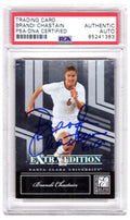 Brandi Chastain Signed 2007 Donruss Elite Soccer Trading Card #81 w/USA - (PSA Encapsulated) - CHACAR500 - Brandi Chastain Signed 2007 Donruss Elite Soccer Trading Card #81 w/USA - (PSA Encapsulated) product image