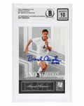 Brandi Chastain Signed 2007 Donruss Elite Soccer Trading Card #81 w/USA - (Beckett - Auto Sticker - Grade 10) - CHACAR501 - Brandi Chastain Signed 2007 Donruss Elite Soccer Trading Card #81 w/USA - (Beckett - Auto Sticker - Grade 10) product image