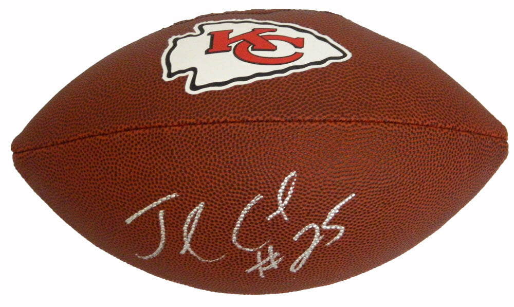 Jamaal Charles Signed Chiefs NFL Full-Size Logo Football - CHAFTB301 - Jamaal Charles Signed Chiefs NFL Full-Size Logo Football product image