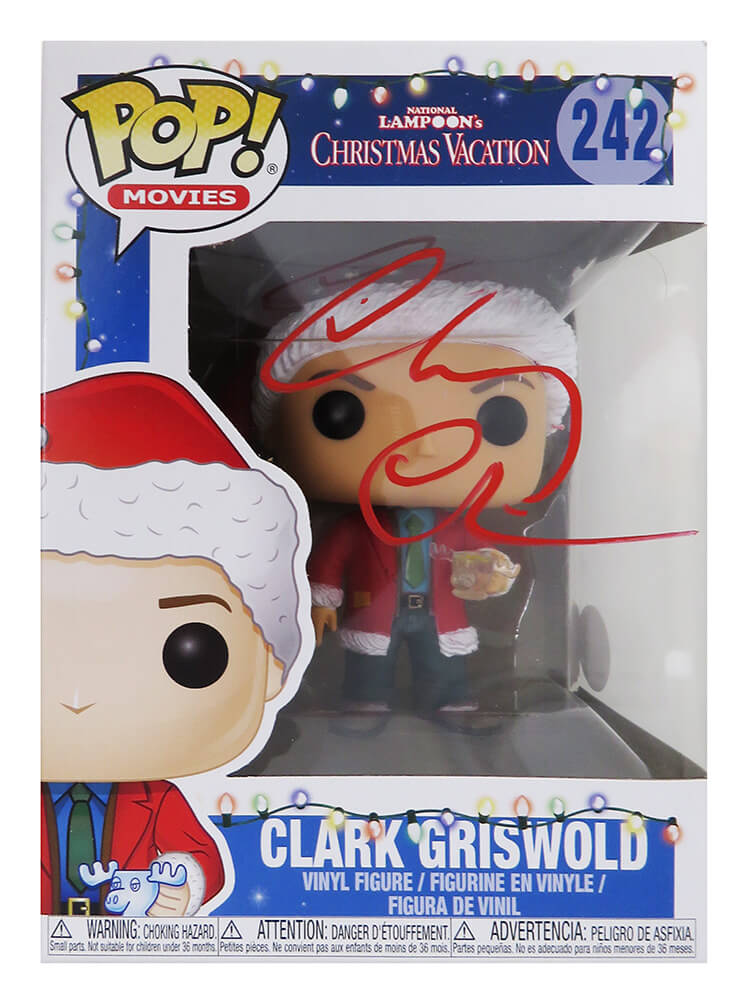 Chevy Chase Signed Christmas Vacation Clark Griswold Funko Pop Vinyl Doll #242 - CHAFUN500 - Chevy Chase Signed Christmas Vacation Clark Griswold Funko Pop Vinyl Doll #242 product image