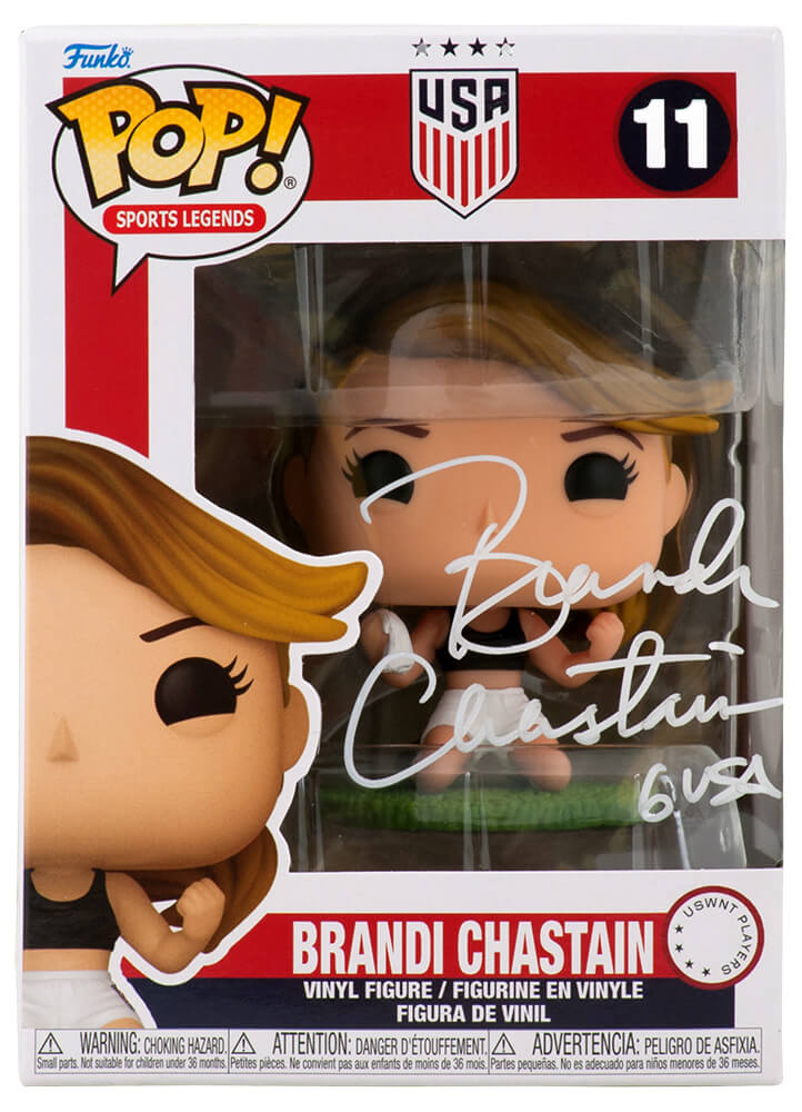 Brandi Chastain Signed USA Women's Soccer Funko Pop Doll #11 - CHAFUN520 - Brandi Chastain Signed USA Women's Soccer Funko Pop Doll #11 product image