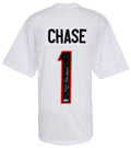 Ja'Marr Chase Signed White Custom Football Jersey - CHAJRY311 - Ja'Marr Chase Signed White Custom Football Jersey product image