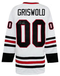 Chevy Chase Signed Griswold #00 White Custom Hockey Jersey - CHAJRY506 - Chevy Chase Signed Griswold #00 White Custom Hockey Jersey product image
