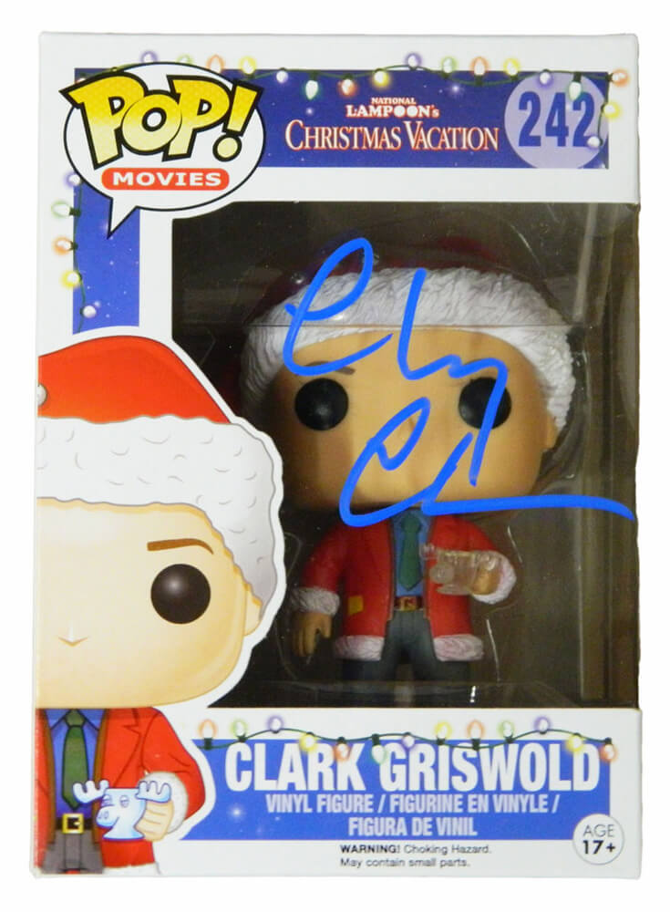 Chevy Chase Signed Christmas Vacation Clark Griswold Funko Pop Vinyl Doll - CHAOTH500 - Chevy Chase Signed Christmas Vacation Clark Griswold Funko Pop Vinyl Doll product image