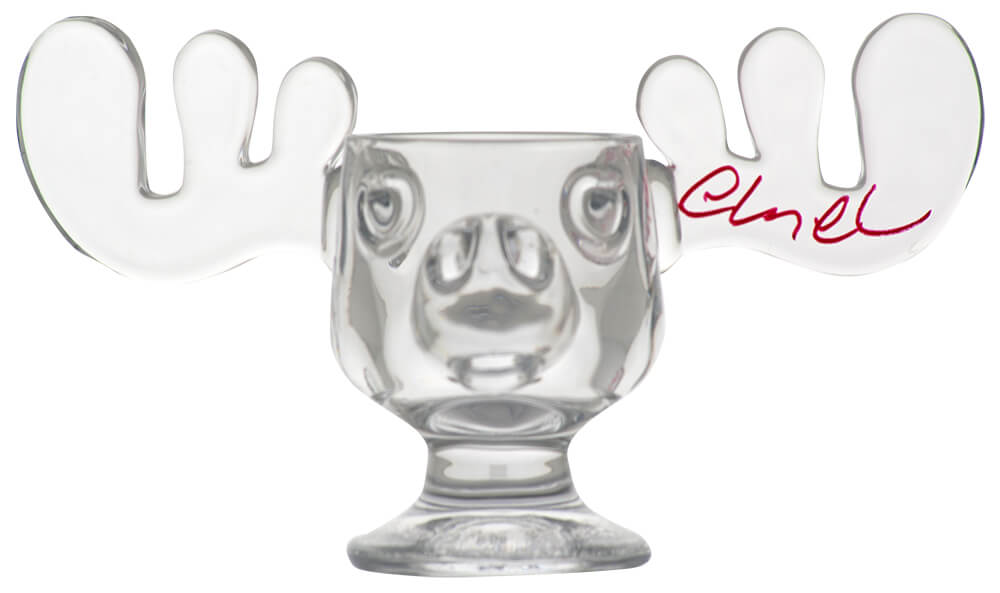 Chevy Chase Signed National Lampoon's Christmas Vacation Glass Moose Mug - CHAOTH503 - Chevy Chase Signed National Lampoon's Christmas Vacation Glass Moose Mug product image