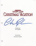 Chevy Chase Signed National Lampoon's Christmas Vacation Movie Script Cover Page - CHAOTH504 - Chevy Chase Signed National Lampoon's Christmas Vacation Movie Script Cover Page product image