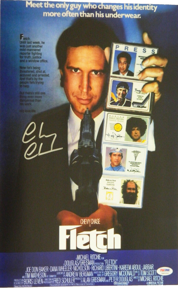 Chevy Chase Signed Fletch 11x17 Movie Poster - CHAPST505 - Chevy Chase Signed Fletch 11x17 Movie Poster product image