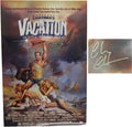 Chevy Chase Signed National Lampoon's Vacation 27x40 Full Size Movie Poster - CHAPST507 - Chevy Chase Signed National Lampoon's Vacation 27x40 Full Size Movie Poster product image