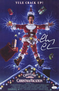 Chevy Chase Signed Christmas Vacation 11×17 Movie Poster (In White) (JSA) - CHAPST521 - Chevy Chase Signed Christmas Vacation 11×17 Movie Poster (In White) (JSA) product image