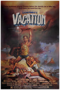 Chevy Chase Signed National Lampoon's Vacation 27x40 Full Size Movie Poster - CHAPST529 - Chevy Chase Signed National Lampoon's Vacation 27x40 Full Size Movie Poster product image