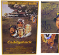 Chevy Chase, Cindy Morgan & Michael O'Keefe Triple Signed Caddyshack Cast Full Size 24x36 Movie Poster w/Lacey Underall & Noonan - CHAPST550 - Chevy Chase, Cindy Morgan & Michael O'Keefe Triple Signed Caddyshack Cast Full Size 24x36 Movie Poster w/Lacey Underall & Noonan product image