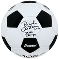 Brandi Chastain Signed Franklin Black & White Size 5 Soccer Ball w/2x WC Champs - CHASCR505 - Brandi Chastain Signed Franklin Black & White Size 5 Soccer Ball w/2x WC Champs product image