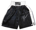 Julio Cesar Chavez Signed Everlast Black With White Trim Boxing Trunks (JSA) - CHATRU500 - Julio Cesar Chavez Signed Everlast Black With White Trim Boxing Trunks (JSA) product image