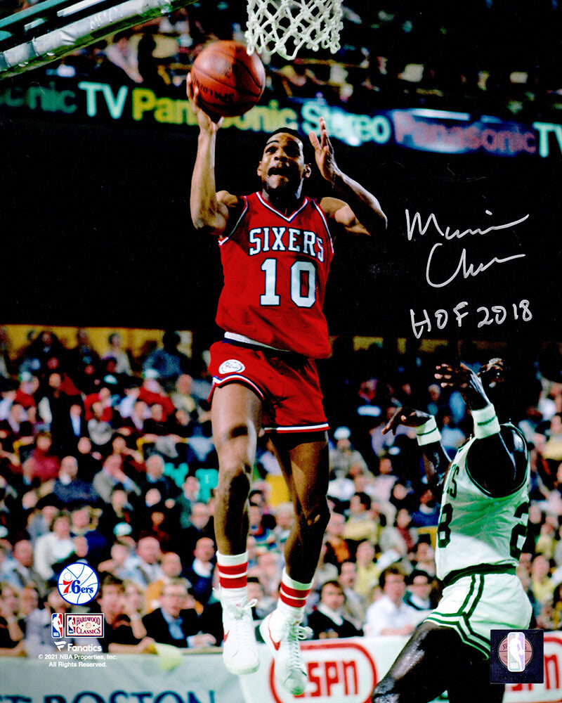 Maurice Cheeks Signed Philadelphia 76ers Action 8x10 Photo w/HOF'18 - CHE08P210 - Maurice Cheeks Signed Philadelphia 76ers Action 8x10 Photo w/HOF'18 product image