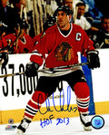 Chris Chelios Signed Chicago Blackhawks Action 8x10 Photo w/HOF 2013 - CHE08P402 - Chris Chelios Signed Chicago Blackhawks Action 8x10 Photo w/HOF 2013 product image