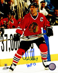 Chris Chelios Signed Chicago Blackhawks Action 8x10 Photo w/HOF'13 - CHE08P404 - Chris Chelios Signed Chicago Blackhawks Action 8x10 Photo w/HOF'13 product image