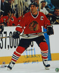 Chris Chelios Signed Chicago Blackhawks Action 16x20 Photo w/HOF 2013 - CHE16P406 - Chris Chelios Signed Chicago Blackhawks Action 16x20 Photo w/HOF 2013 product image