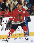 Chris Chelios Signed Chicago Blackhawks Red Jersey Action 16x20 Photo w/HOF 2013 - CHE16P409 - Chris Chelios Signed Chicago Blackhawks Red Jersey Action 16x20 Photo w/HOF 2013 product image