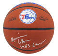 Maurice Cheeks Signed Wilson Philadelphia 76ers Logo NBA Basketball w/83 Champs - CHEBSK203 - Maurice Cheeks Signed Wilson Philadelphia 76ers Logo NBA Basketball w/83 Champs product image