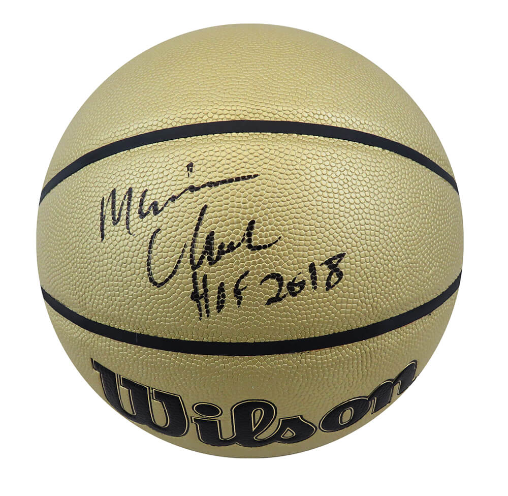 Maurice Cheeks Signed Wilson Gold NBA Basketball w/HOF'18 - CHEBSK205 - Maurice Cheeks Signed Wilson Gold NBA Basketball w/HOF'18 product image