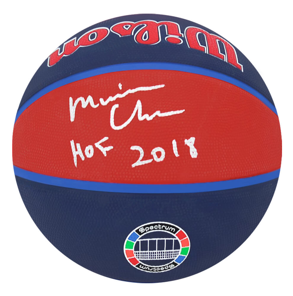 Maurice Cheeks Signed Philadelphia 76ers Wilson The City Full Size Basketball w/HOF 2018 - CHEBSK206 - Maurice Cheeks Signed Philadelphia 76ers Wilson The City Full Size Basketball w/HOF 2018 product image