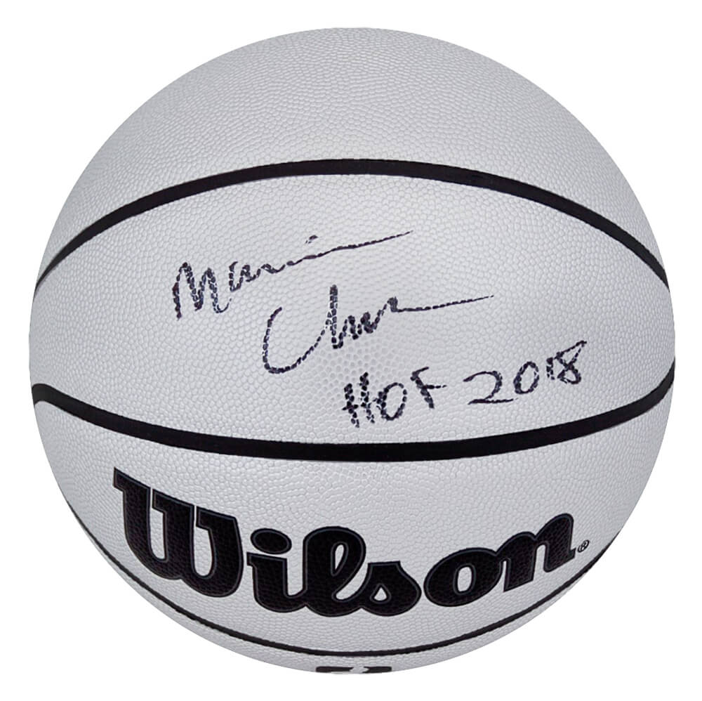 Maurice Cheeks Signed Wilson Platinum  Full Size NBA Basketball w/HOF 2018 - CHEBSK207 - Maurice Cheeks Signed Wilson Platinum Full Size NBA Basketball w/HOF 2018 product image