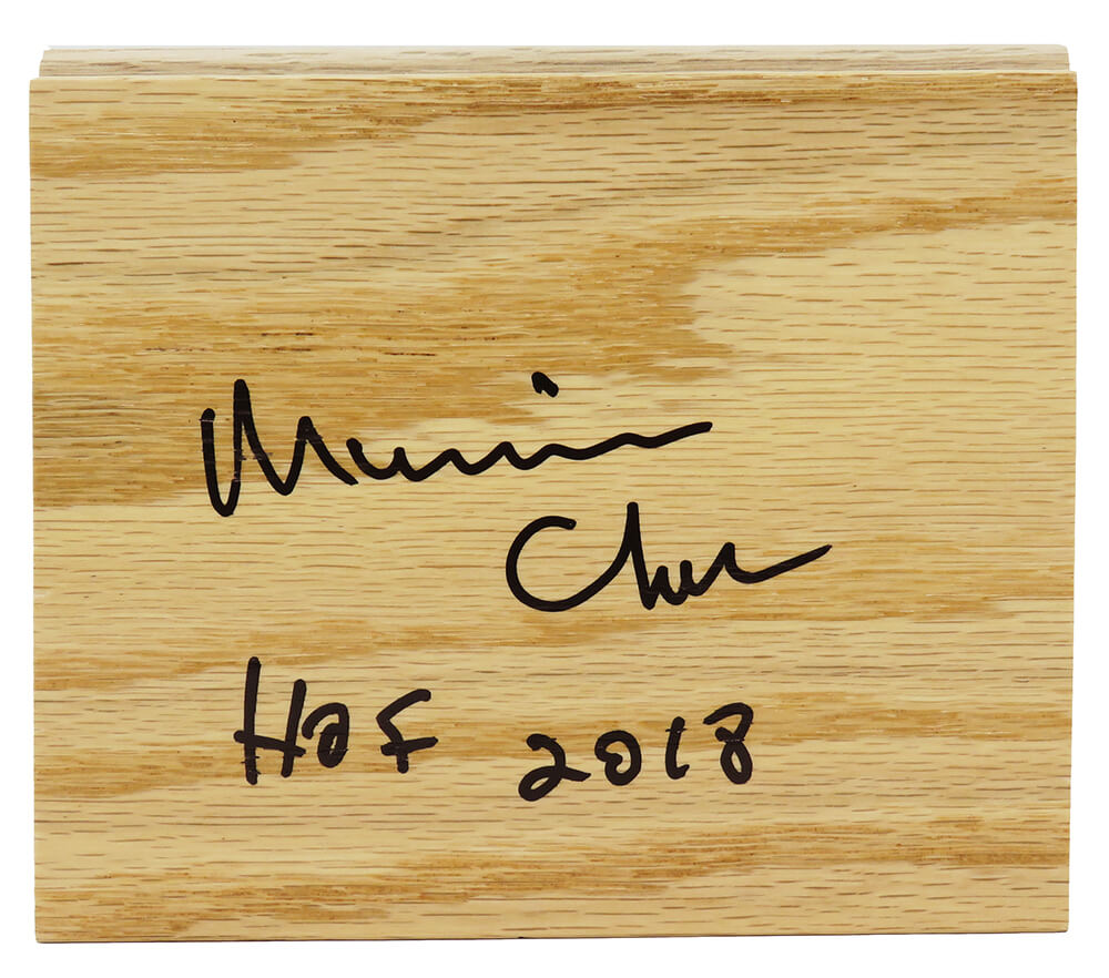 Maurice Cheeks Signed 5x6 Floor Piece w/HOF'18 - CHEFLO200 - Maurice Cheeks Signed 5x6 Floor Piece w/HOF'18 product image