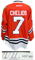 Chris Chelios Signed Chicago Blackhawks Red Reebok Premier Hockey Jersey w/HOF 2013 - CHEJRY403 - Chris Chelios Signed Chicago Blackhawks Red Reebok Premier Hockey Jersey w/HOF 2013 product image