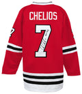 Chris Chelios Signed Red Custom #7 Hockey Jersey w/HOF 2013 - CHEJRY405 - Chris Chelios Signed Red Custom #7 Hockey Jersey w/HOF 2013 product image