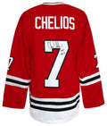 Chris Chelios Signed Red Long Sleeve Custom Hockey Jersey w/HOF 2013 - CHEJRY407 - Chris Chelios Signed Red Long Sleeve Custom Hockey Jersey w/HOF 2013 product image