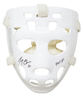 Gerry Cheevers Signed White Throwback Goalie Mask w/HOF 85 - CHEMAS420 - Gerry Cheevers Signed White Throwback Goalie Mask w/HOF 85 product image