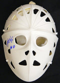 Gerry Cheevers Signed White Throwback Full Size Goalie Mask w/HOF 85 - CHEMAS423 - Gerry Cheevers Signed White Throwback Full Size Goalie Mask w/HOF 85 product image