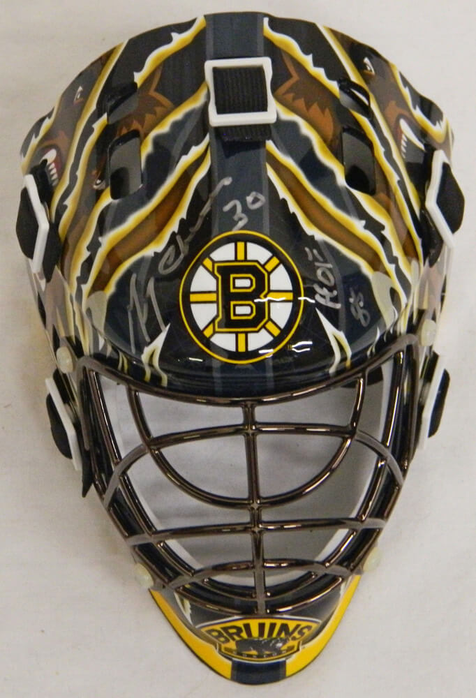 Gerry Cheevers Signed Boston Bruins Mini Goalie Mask w/HOF 85 - CHEMIN420 - Gerry Cheevers Signed Boston Bruins Mini Goalie Mask w/HOF 85 product image